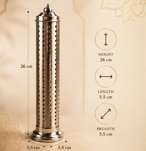 Steel Incense and Dhoop Holder